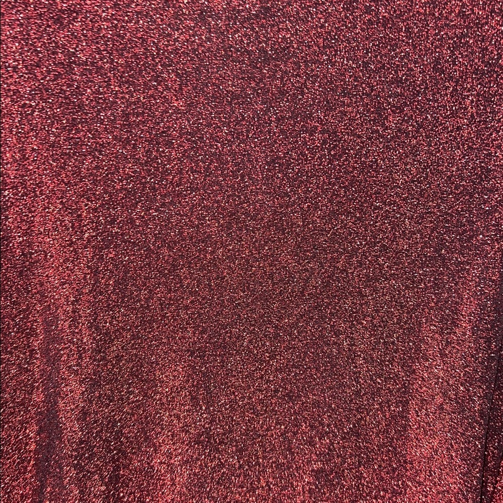 Veronica Beard Mylie Top Ruched Mock Neck Long Sleeve Top Size M In Crimson Red - Picture 10 of 15